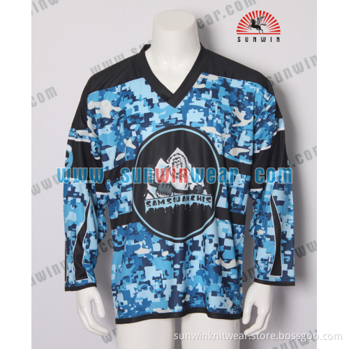 custom made tackle twill ice hockey jersey